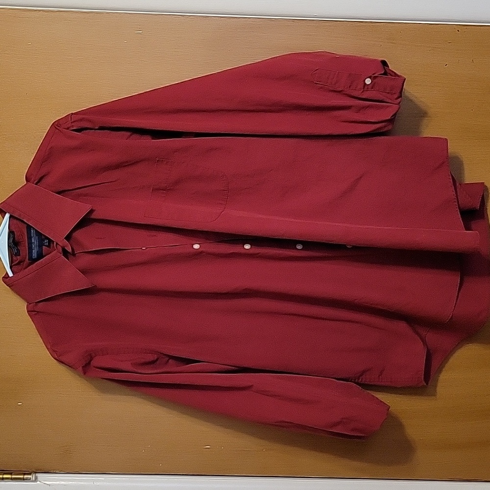 Giorgio Brutini Maroon Dress Shirt